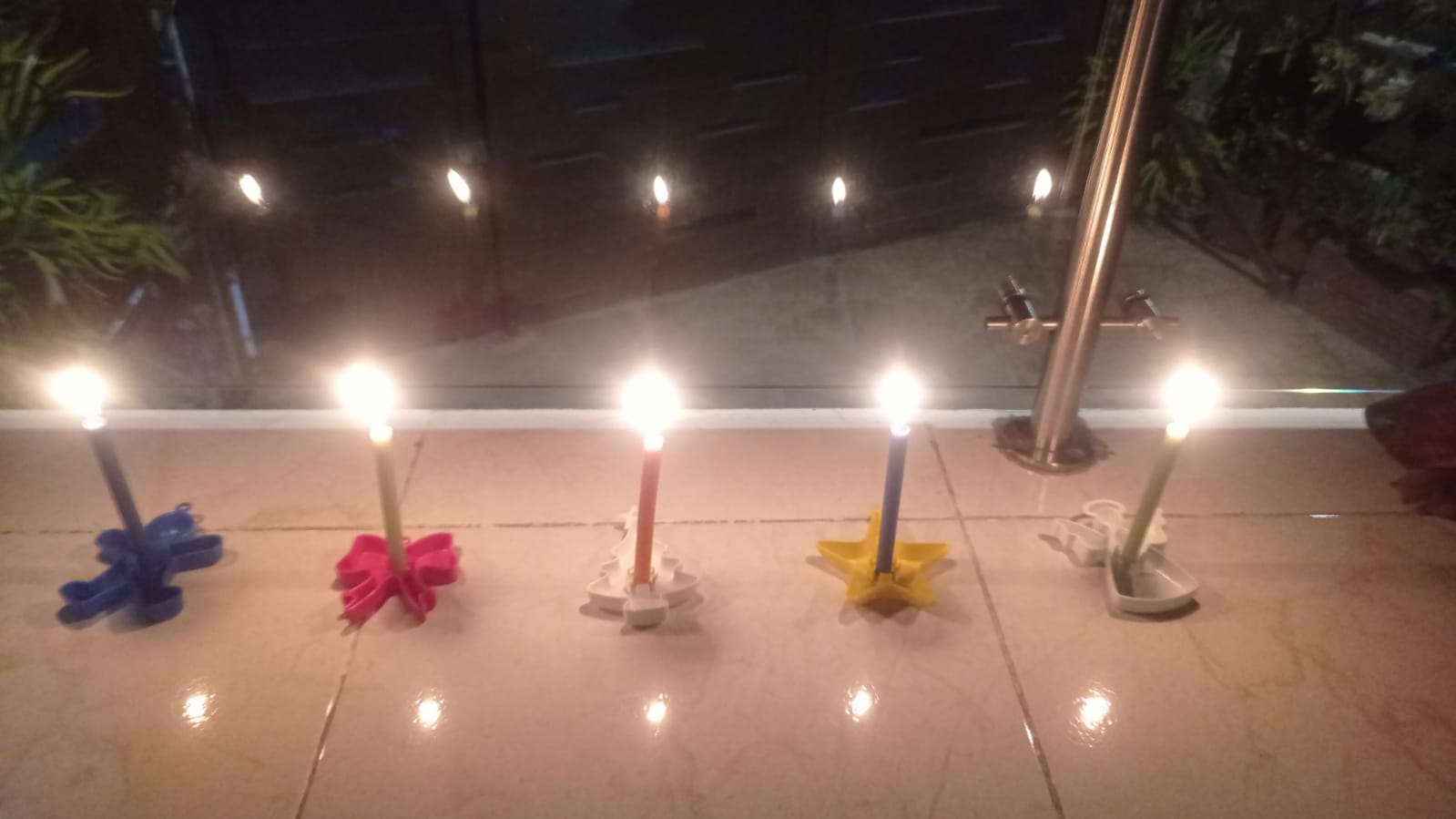 porta velas 20 unidades